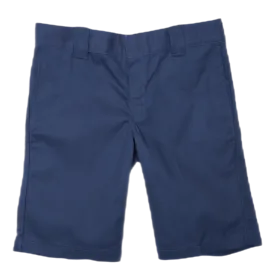 11´ Slim Straight Work Shorts Blue