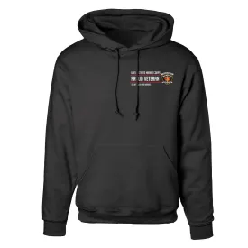 1st Battalion 3rd Marines Proud Veteran Hoodie