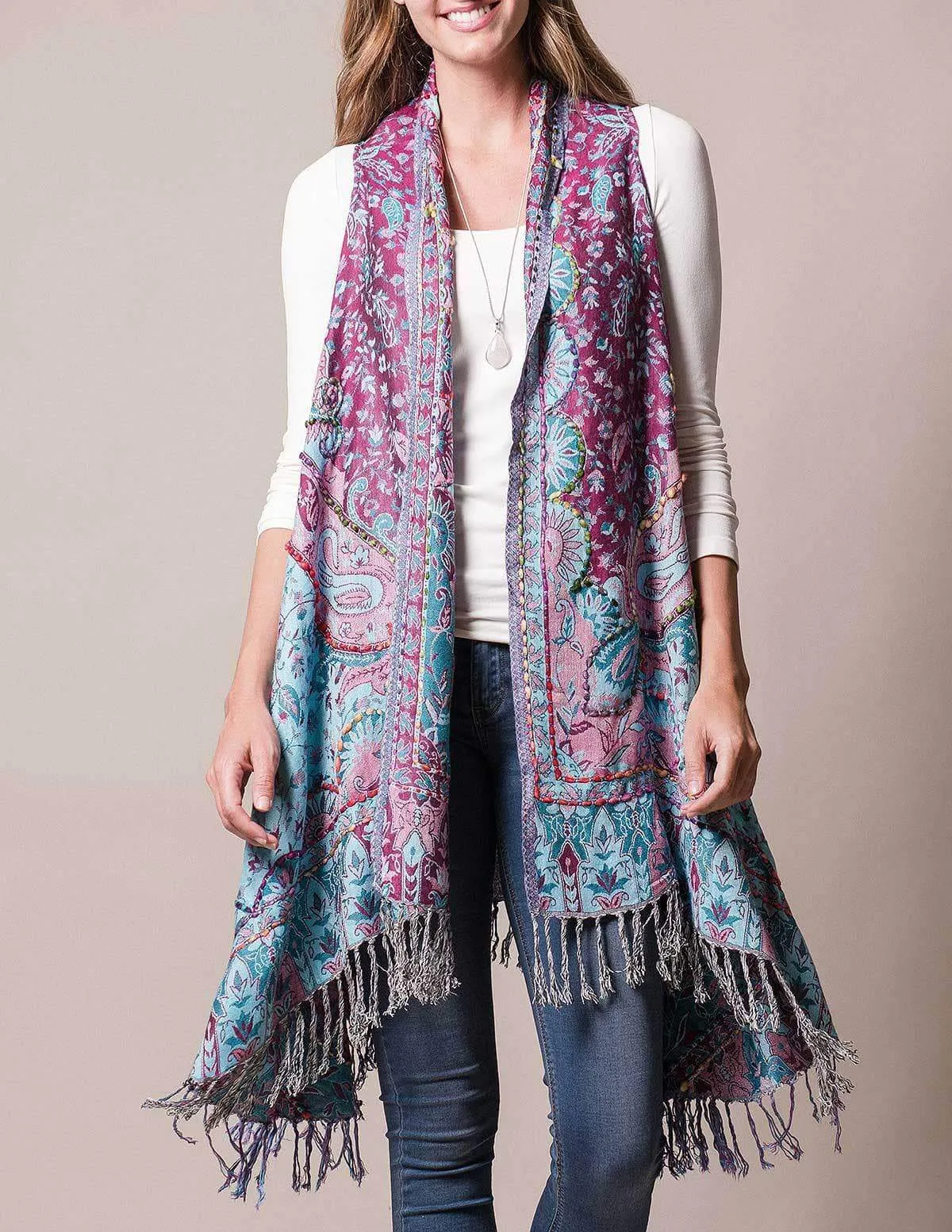 3-in-1 Jaipur Wrap - Orchid