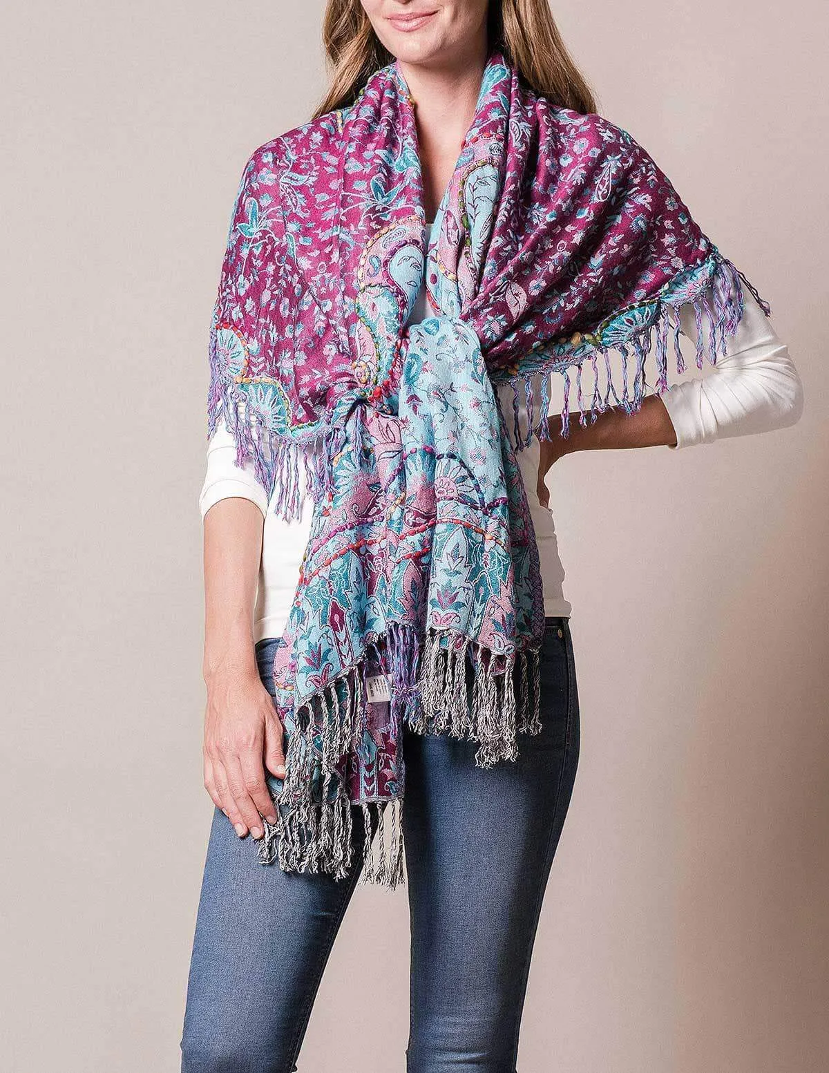 3-in-1 Jaipur Wrap - Orchid