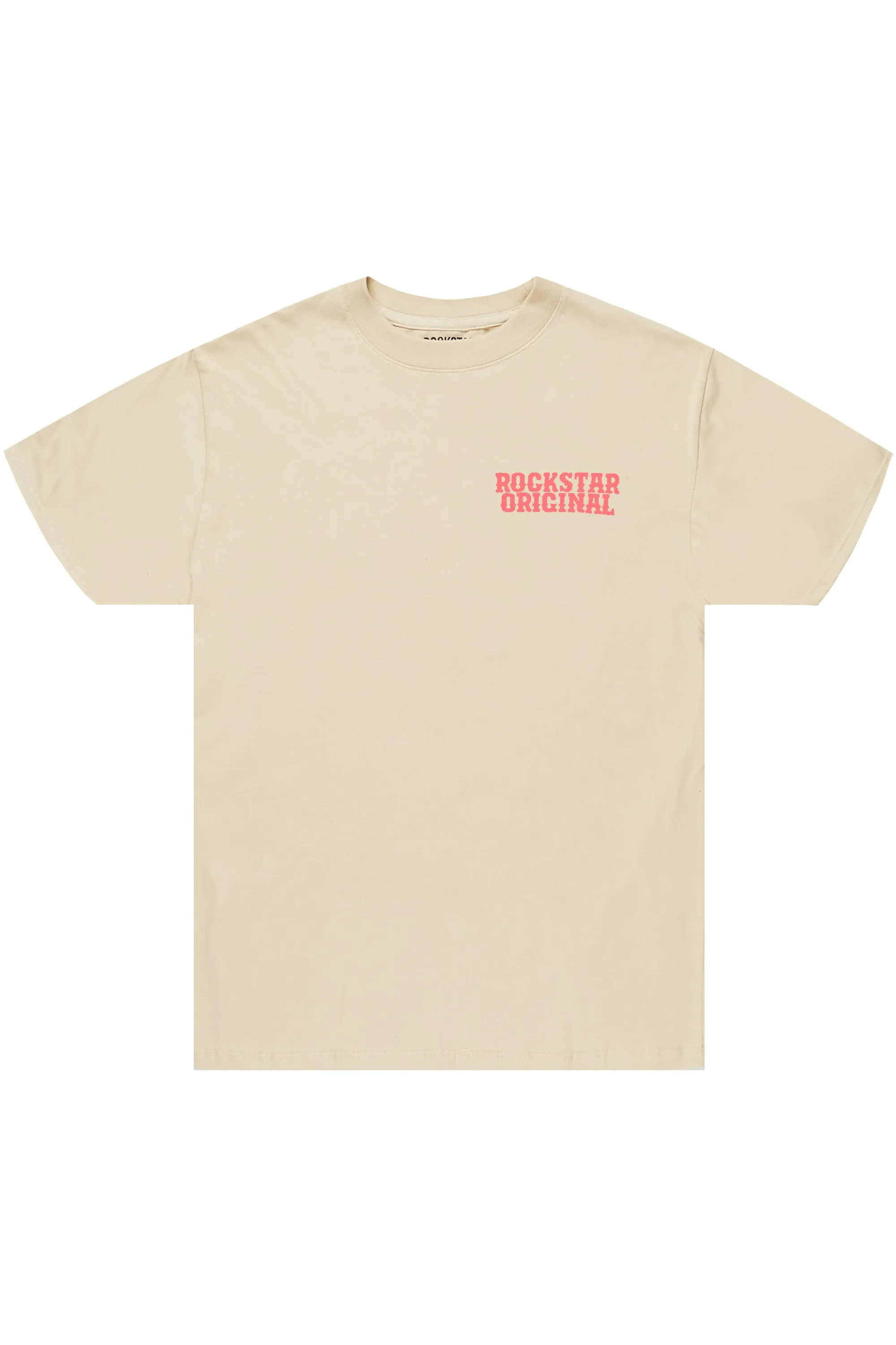 Alayna Beige Oversized Tee