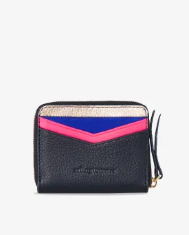 Alexis Zip Purse - Navy Multi