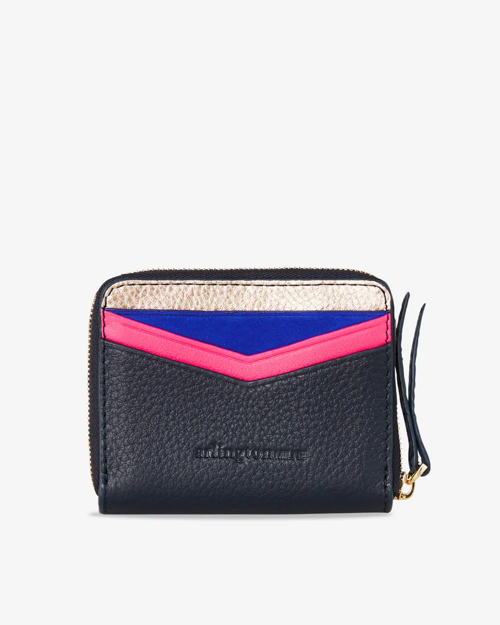 Alexis Zip Purse - Navy Multi