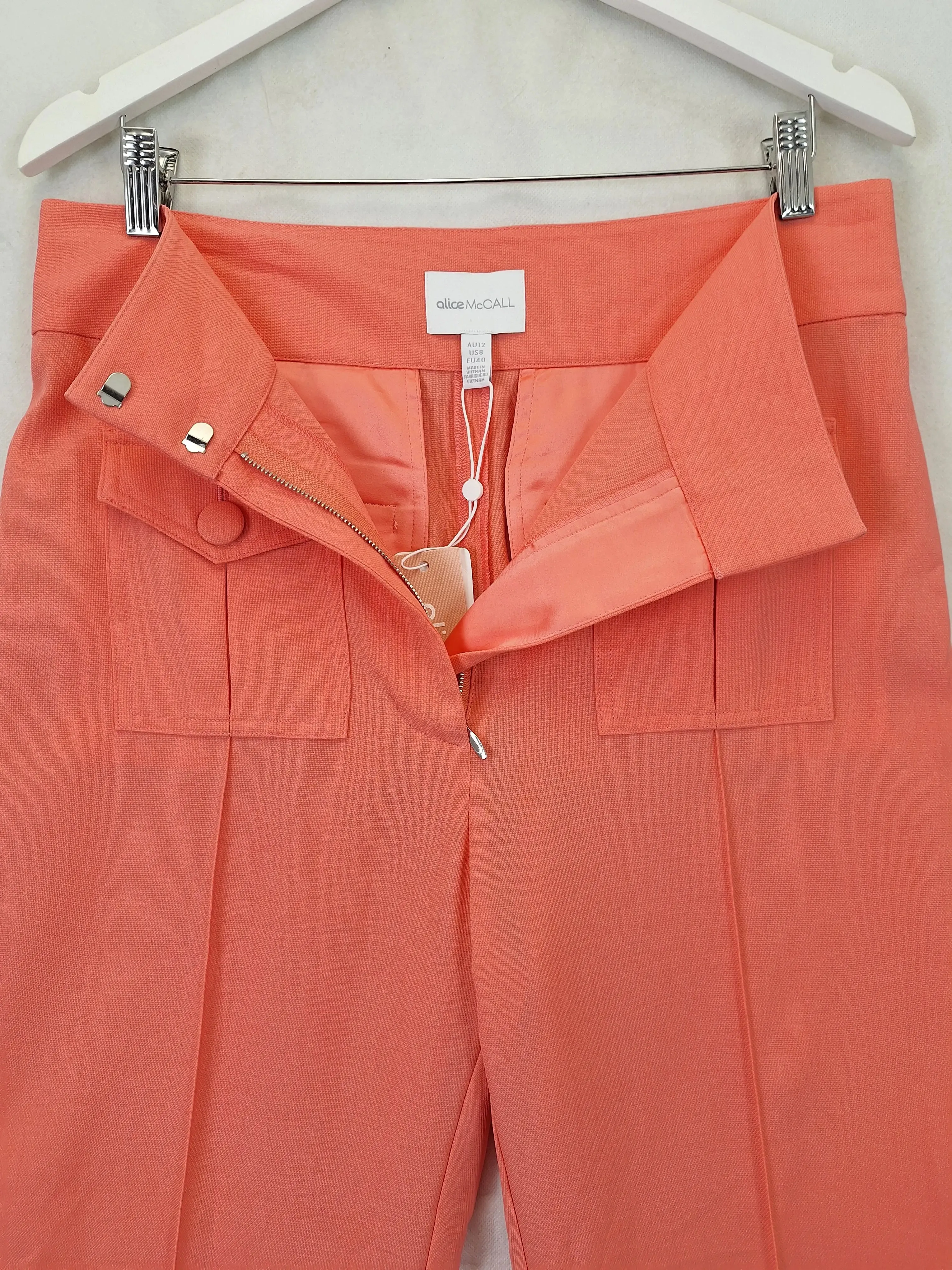 Alice McCall Guava Hyde Park Front Pocket Pants Size 12