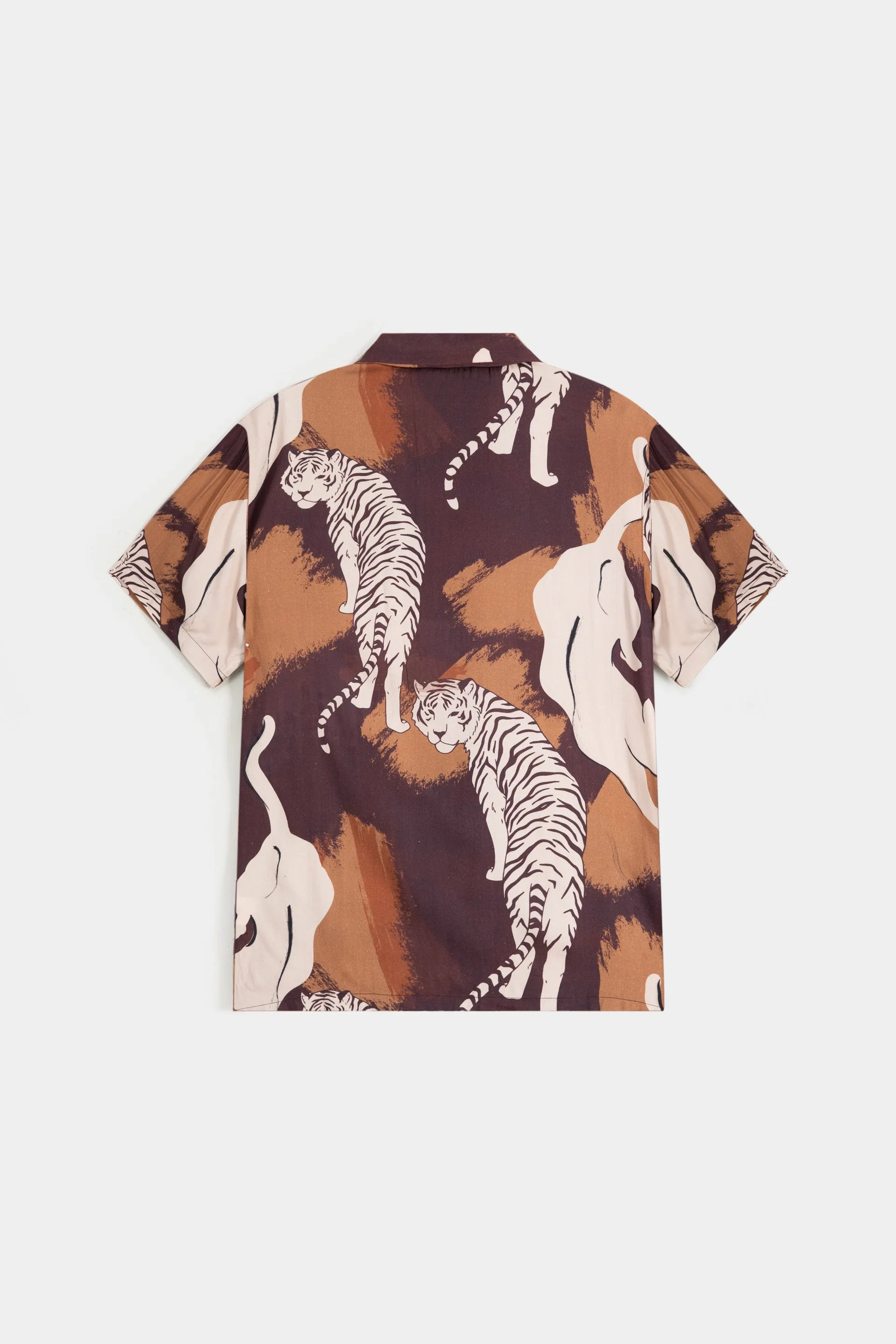 All Over Printed Resort Collar Shirt