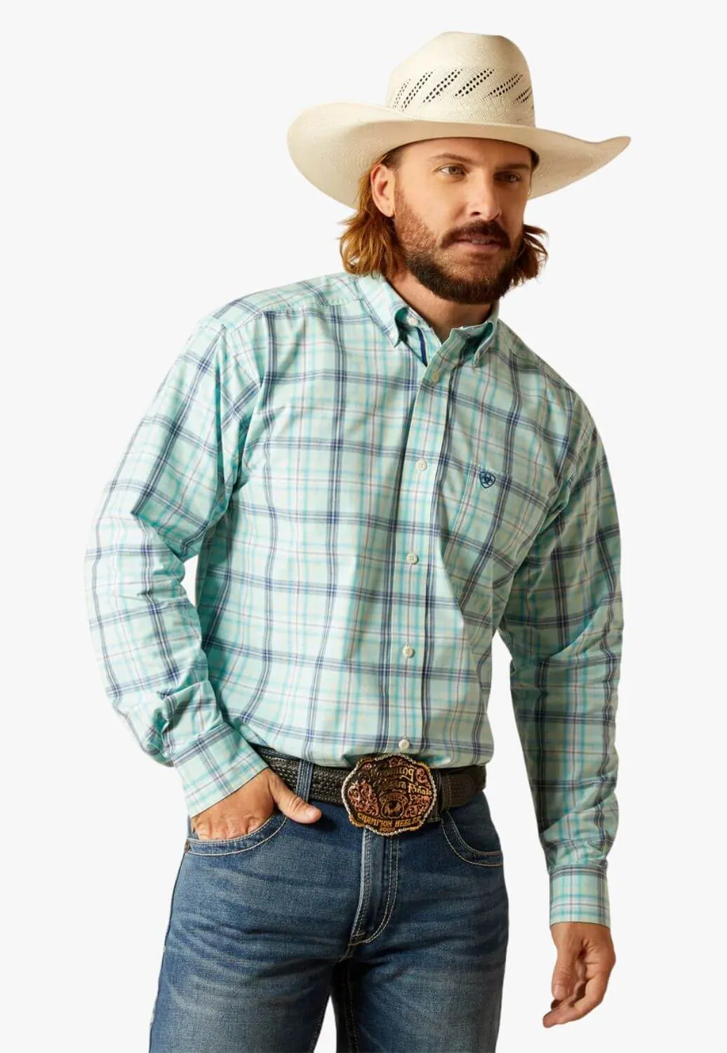 Ariat Mens Pro Pete Long Sleeve Shirt