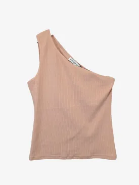 Atmos & Here Ribbed One Shoulder Top Size 10