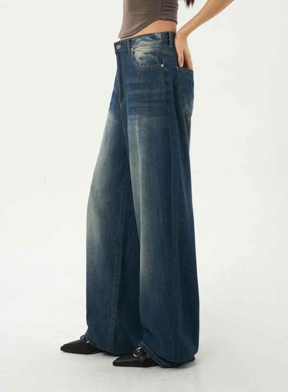 Baggy Low Rise Jeans CA326