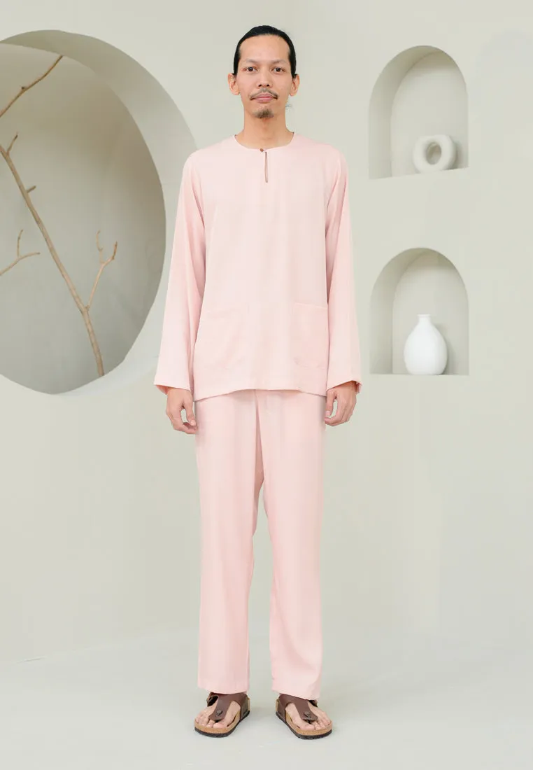 Baju Melayu Men (Pinky Peach)