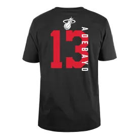 Bam Adebayo New Era HEAT Culture Name & Number Tee