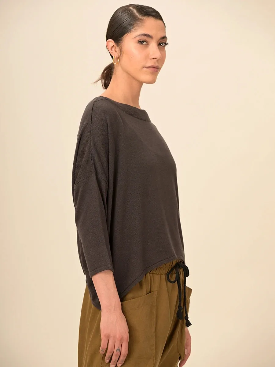 Bamboo Boat Neck Sweater