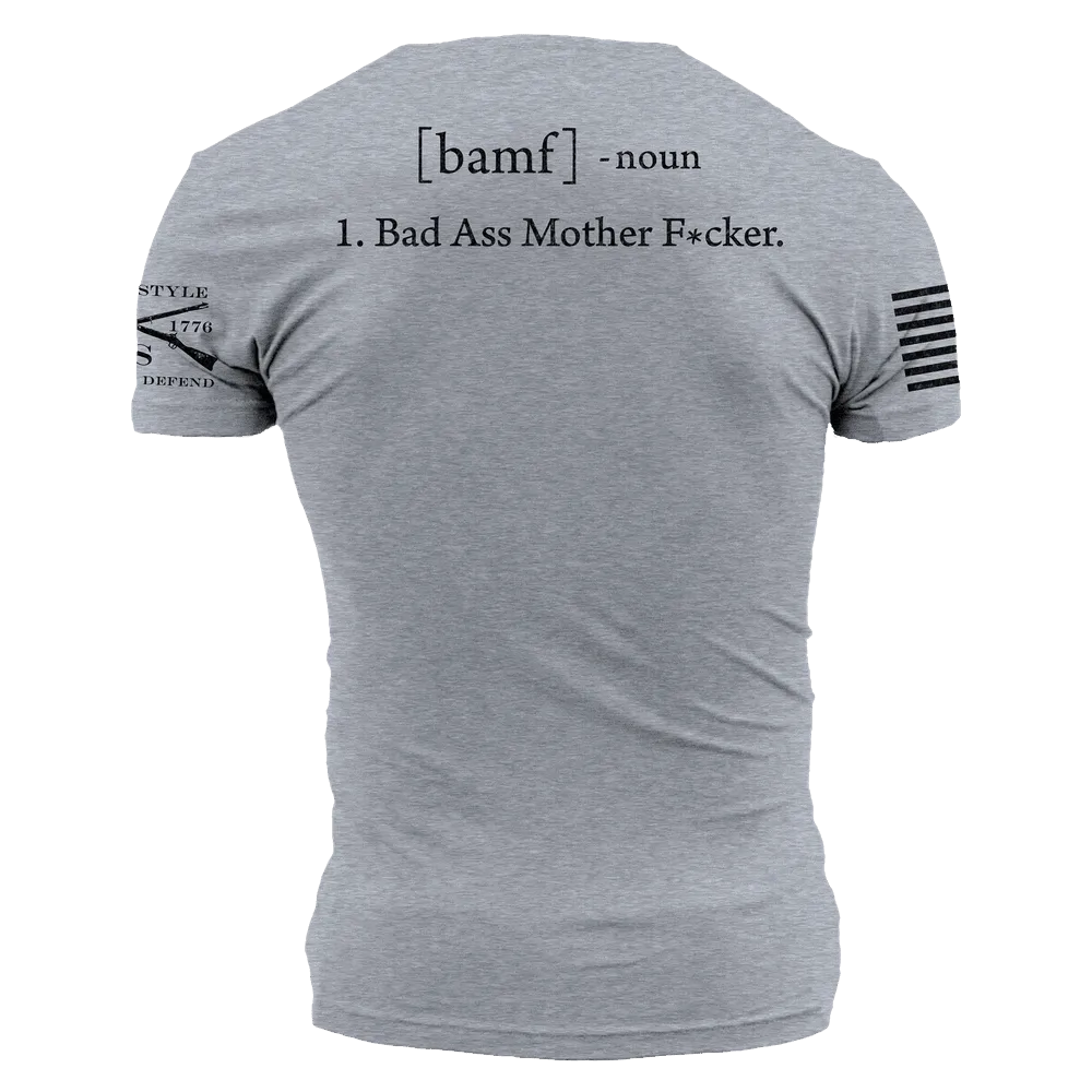 BAMF T-Shirt - Dark Heather Gray