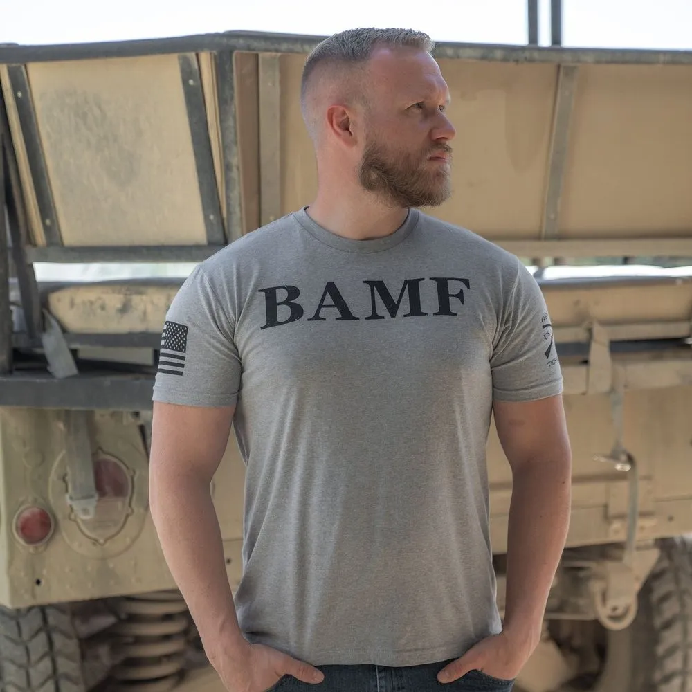 BAMF T-Shirt - Dark Heather Gray