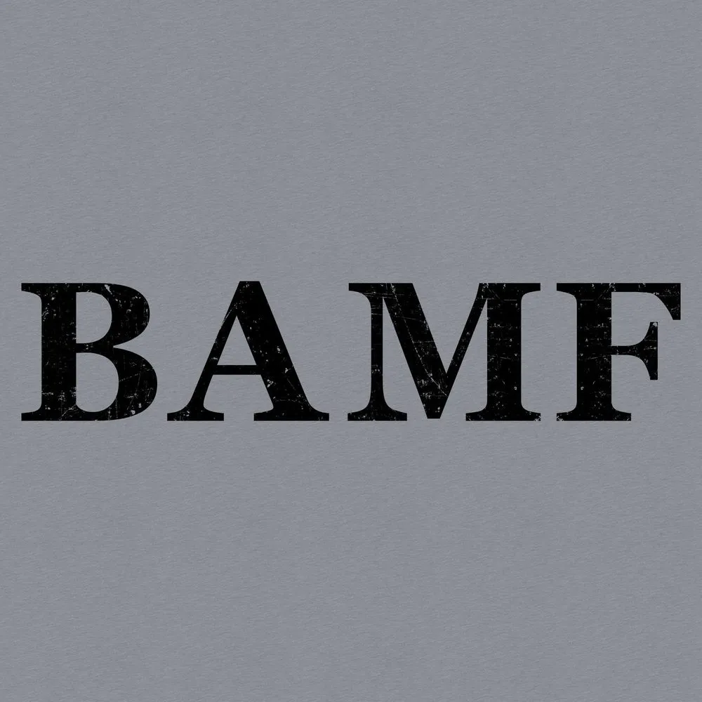 BAMF T-Shirt - Dark Heather Gray