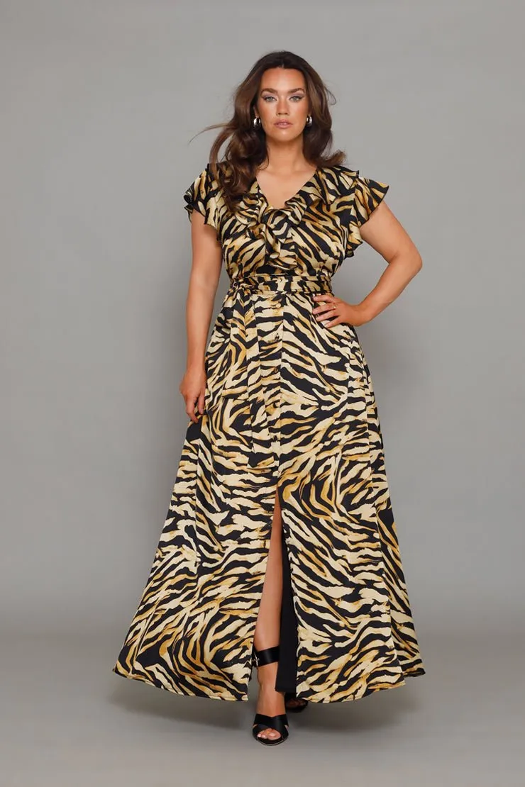 Birkin Tiger Maxi Dress