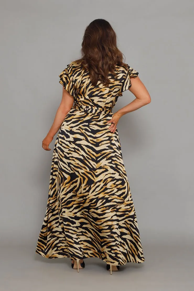 Birkin Tiger Maxi Dress