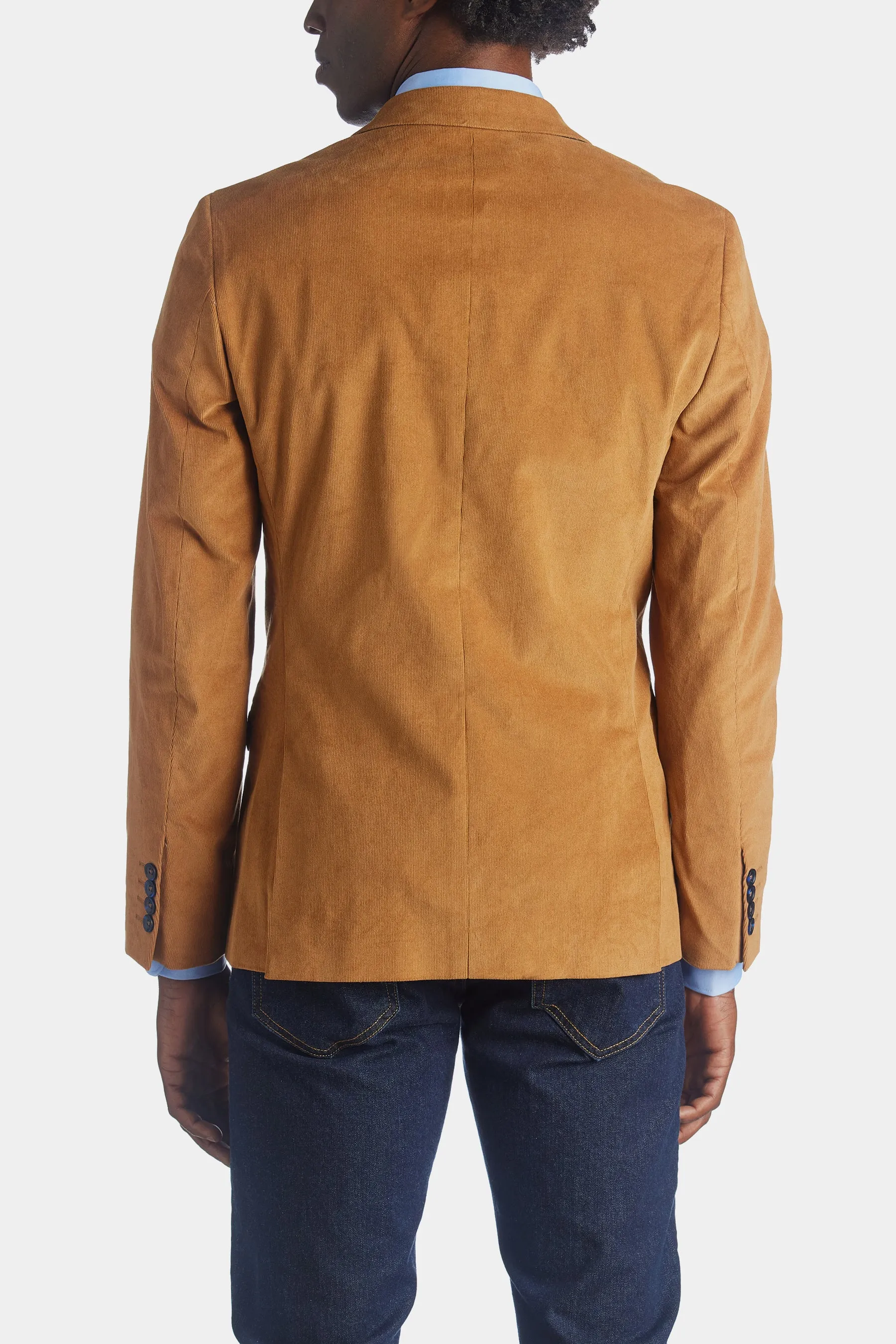 Biscuit Cord Slim Dover Notch Jacket