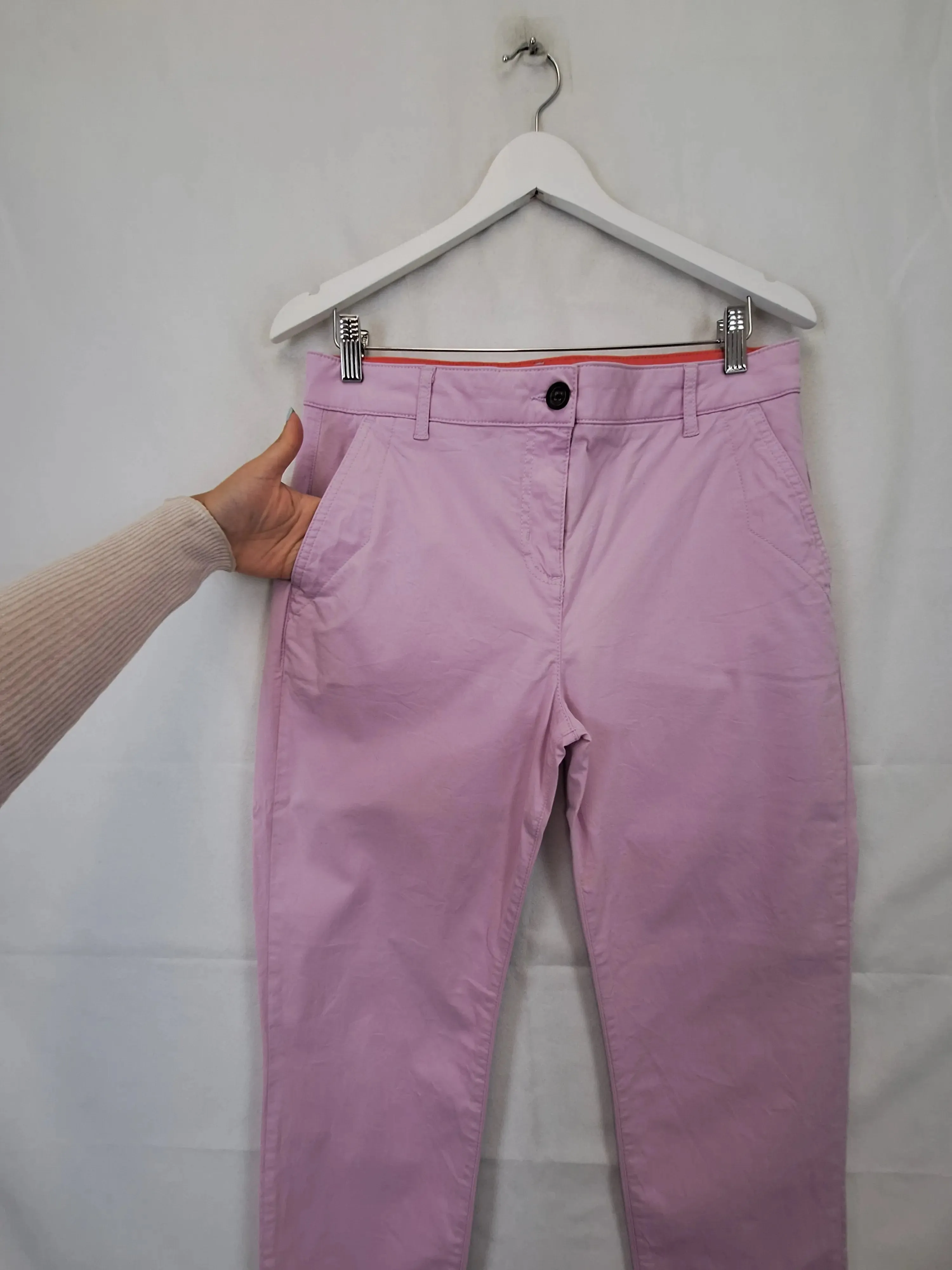 Boden Cotton Candy Slim Leg Pants Size 12