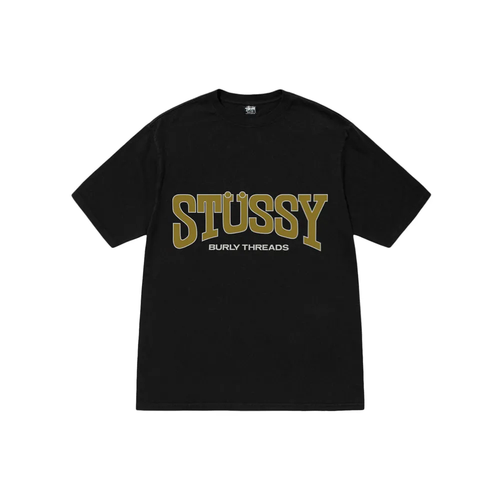 Burly Threads Pig. Dyed Tee (Black)