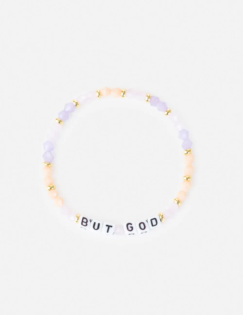 But God Letter Bracelet