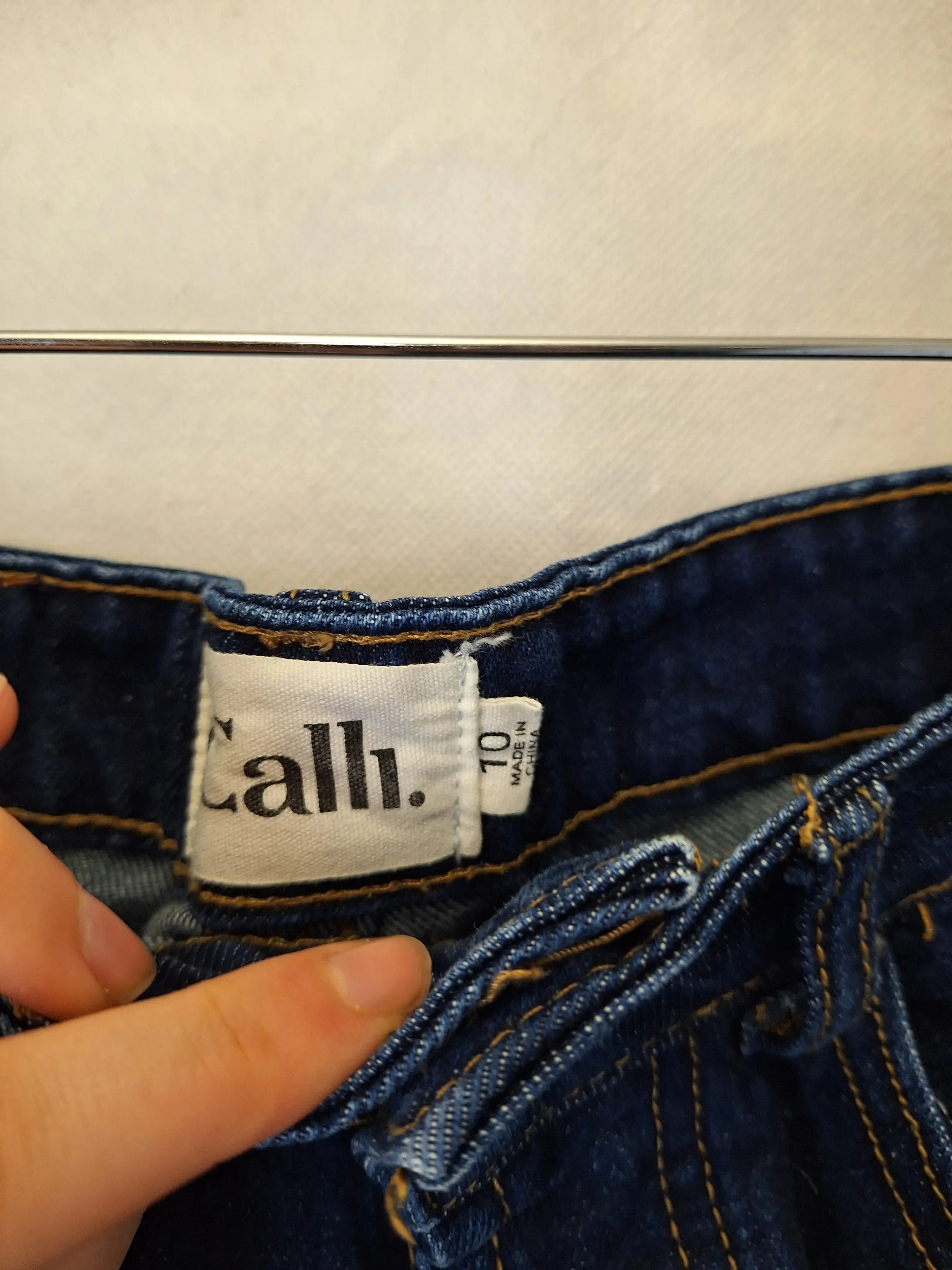 Calli Everyday High Waisted Denim Jeans Size 10