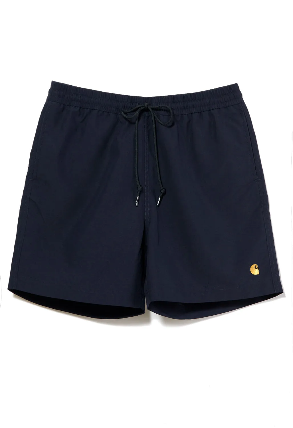 Carhartt WIP Men's Chase Swim Trunks - Dark Navy/Gold