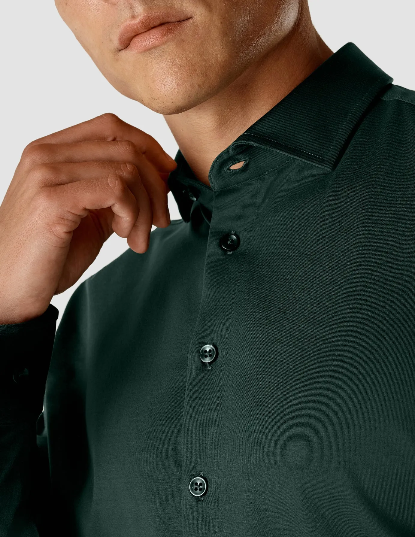 Classic Shirt Forest Green Regular