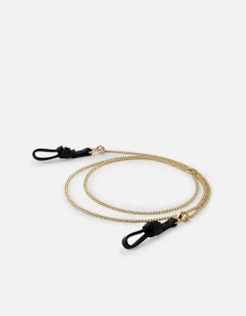 Cuban Link Sunglass Chain, Gold Vermeil