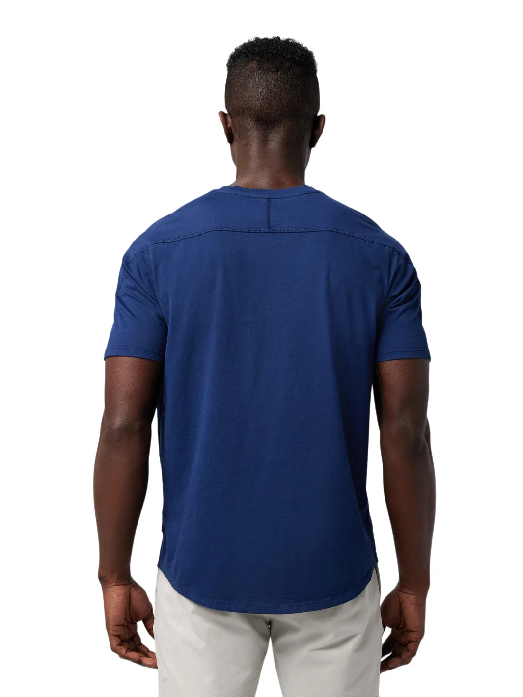 Curved Hem Short Sleeve T-Shirt