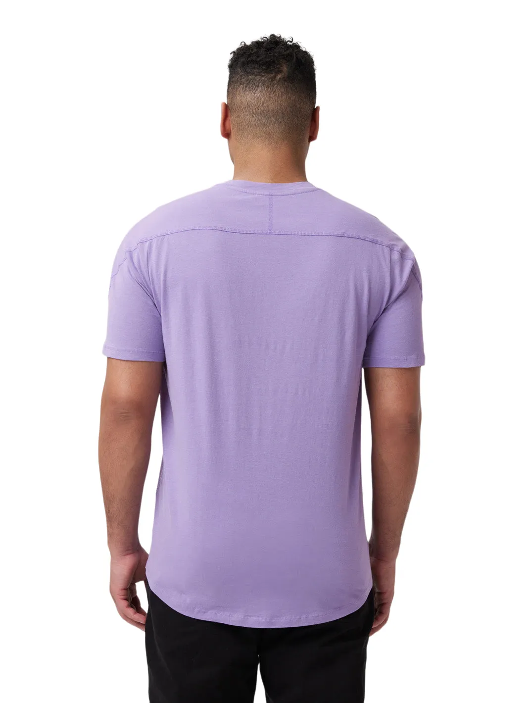 Curved Hem Short Sleeve T-Shirt