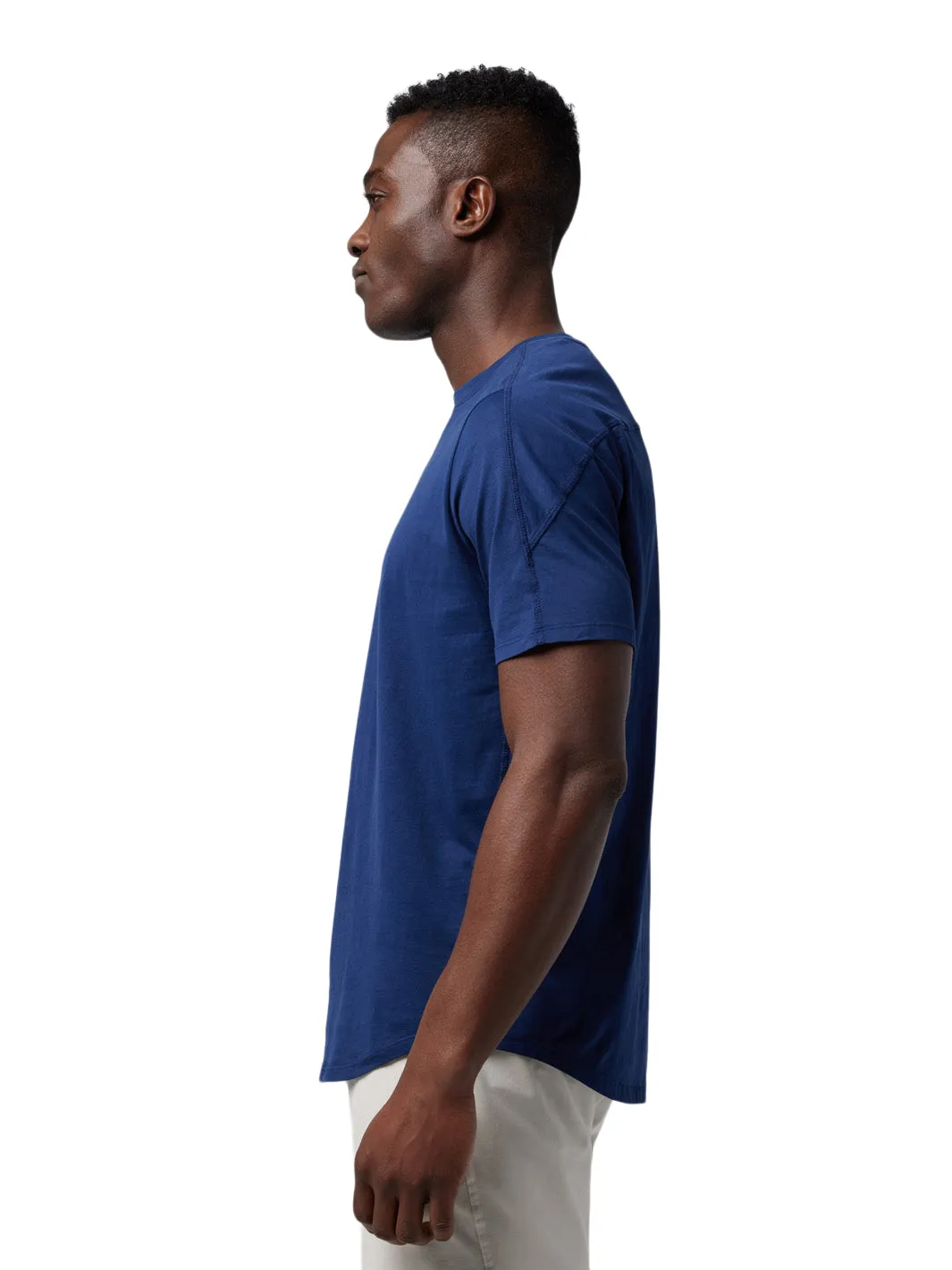 Curved Hem Short Sleeve T-Shirt