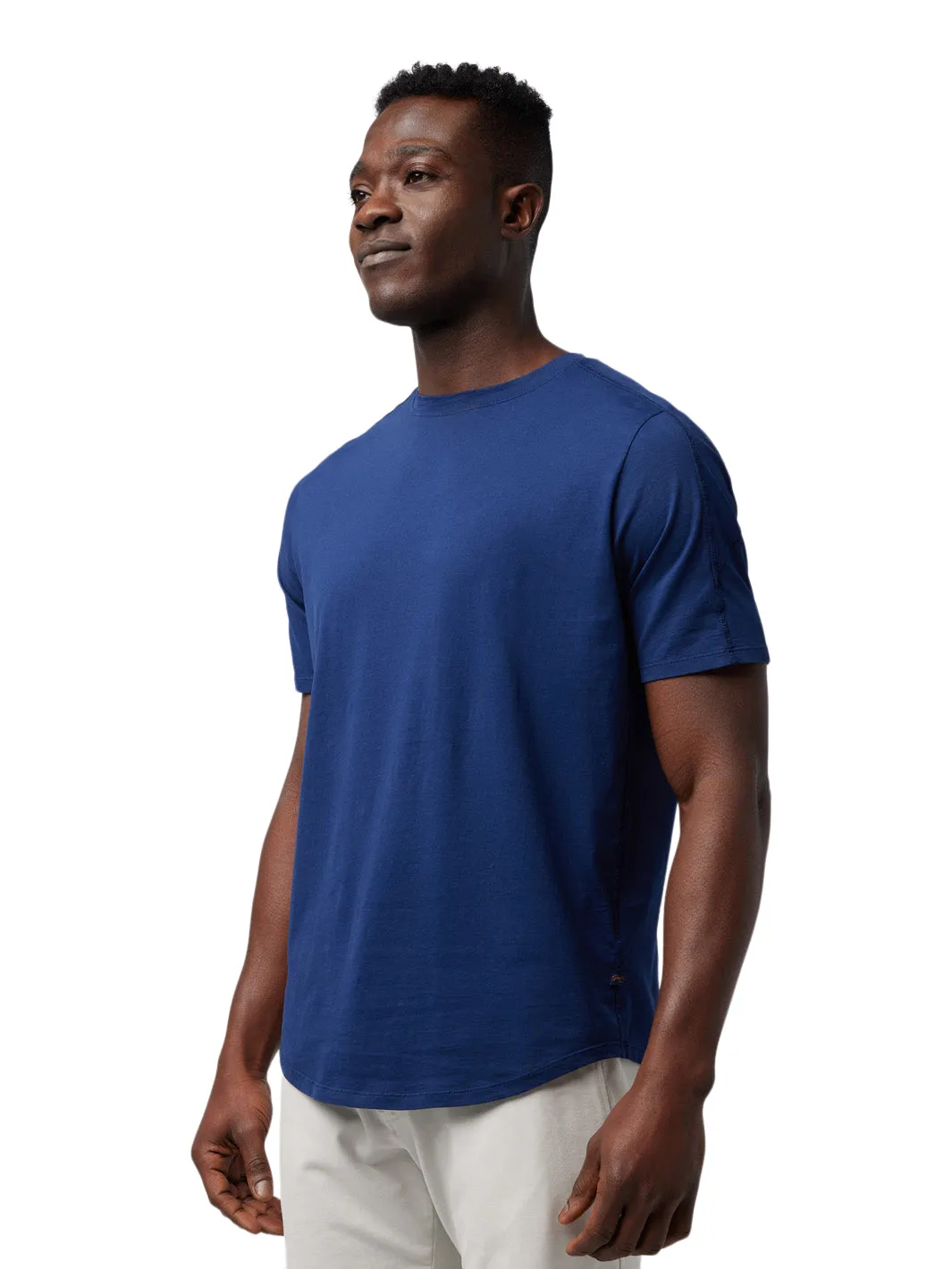 Curved Hem Short Sleeve T-Shirt