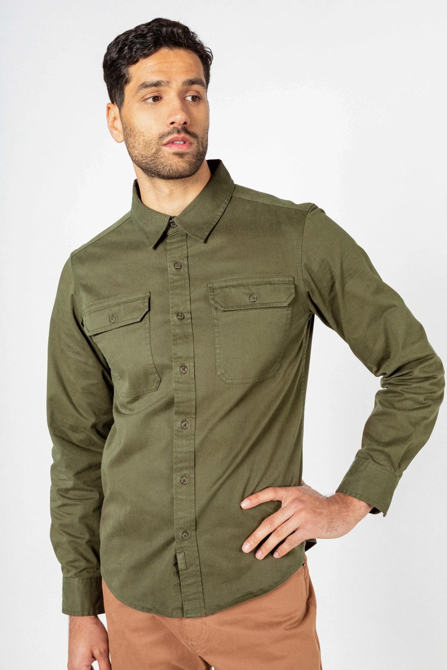 Eugene Utility Shirt / Olive