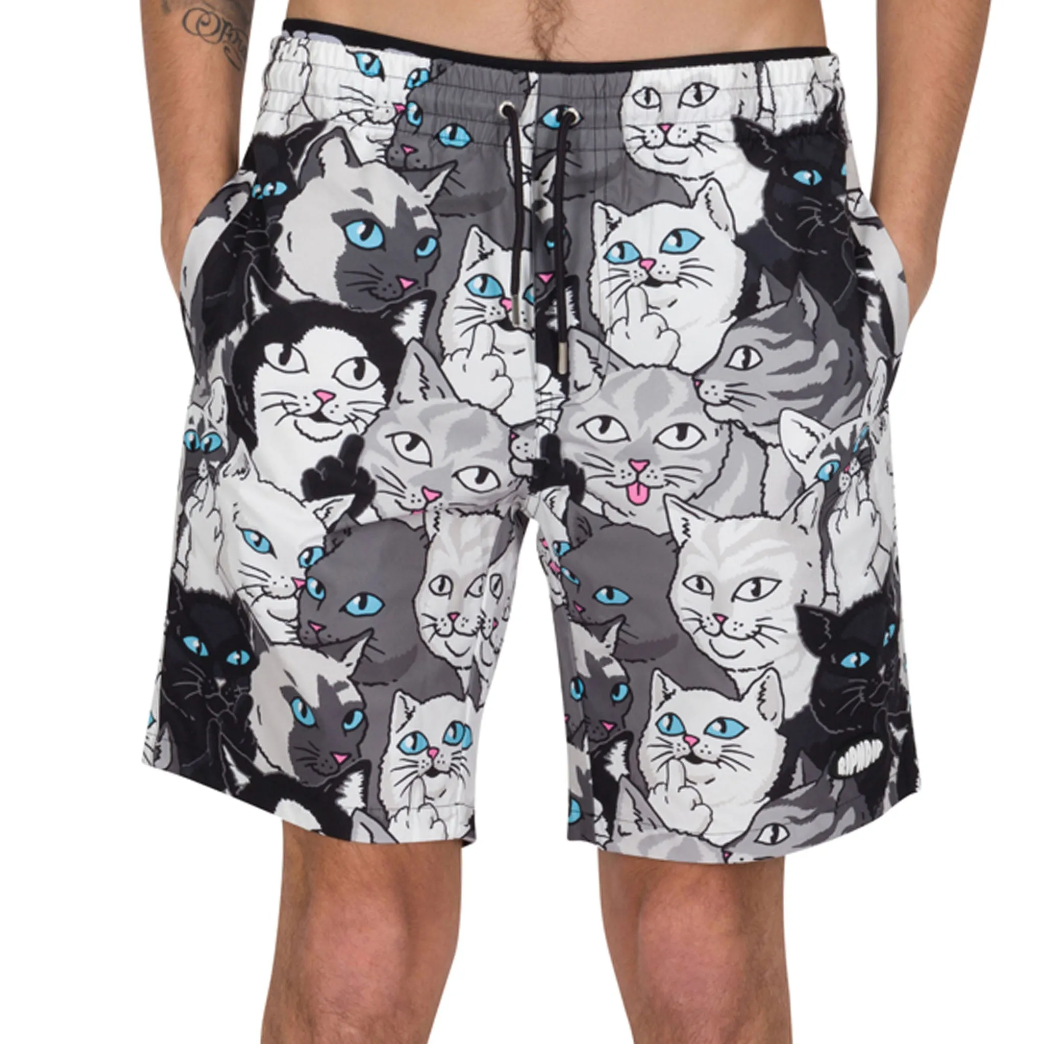 Family Tree Swim Shorts (Black)