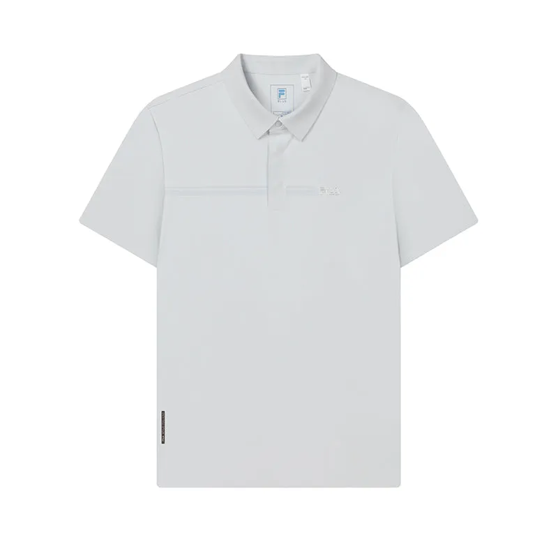 FILA CORE WHITE LINE BLUE Men Short Sleeve Polo