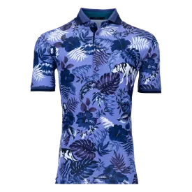 Floral Wolf Jungle Polo