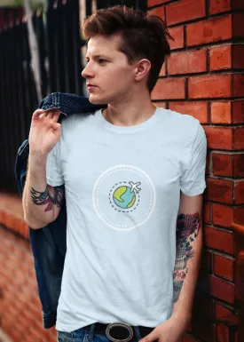 Fly Around The World Half Sleeve T-Shirt