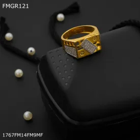 Freeme 1gm AD gold plated ring for men - FMRI121