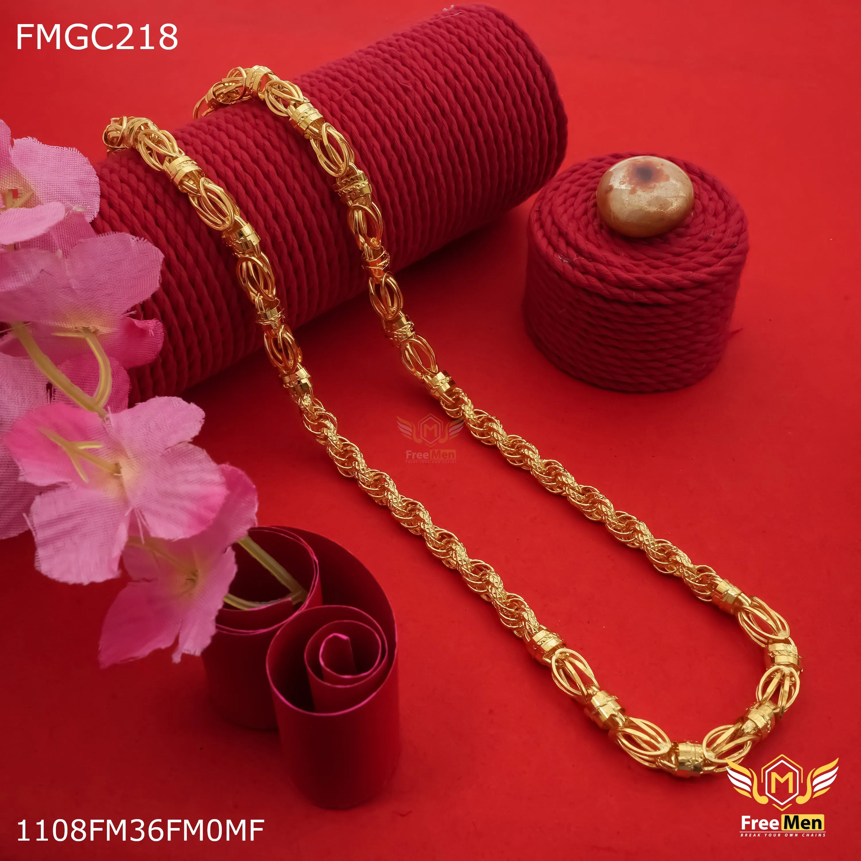 Freemen 1GM Fantastic Indo Ring Chain for Man - FMGC218