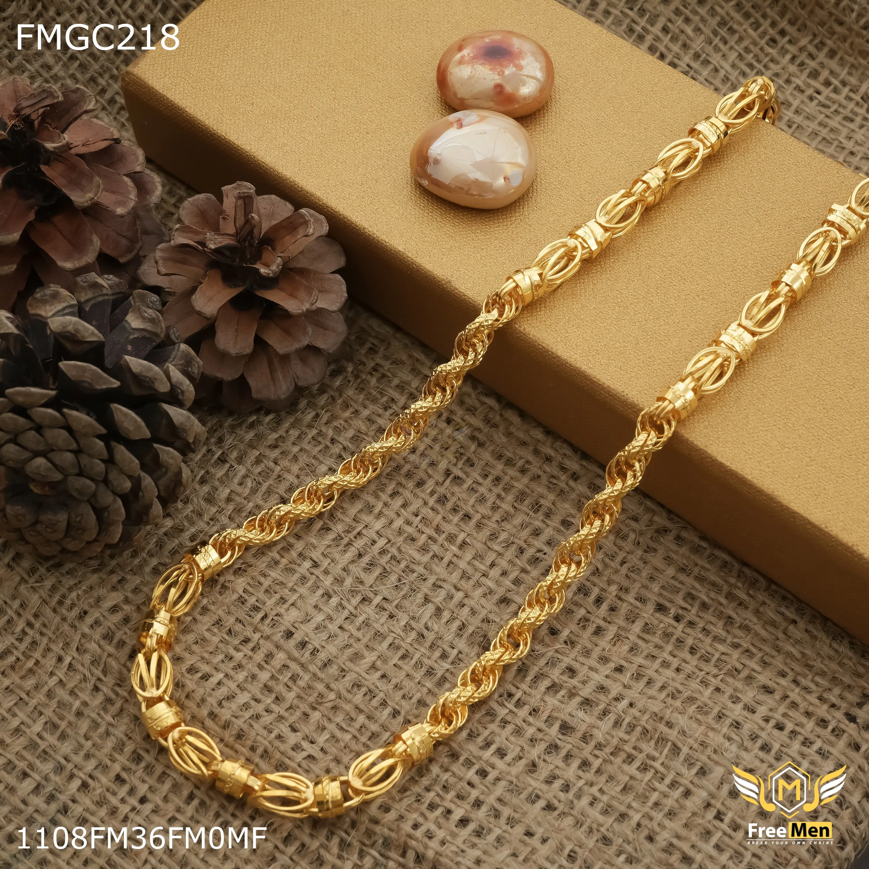 Freemen 1GM Fantastic Indo Ring Chain for Man - FMGC218