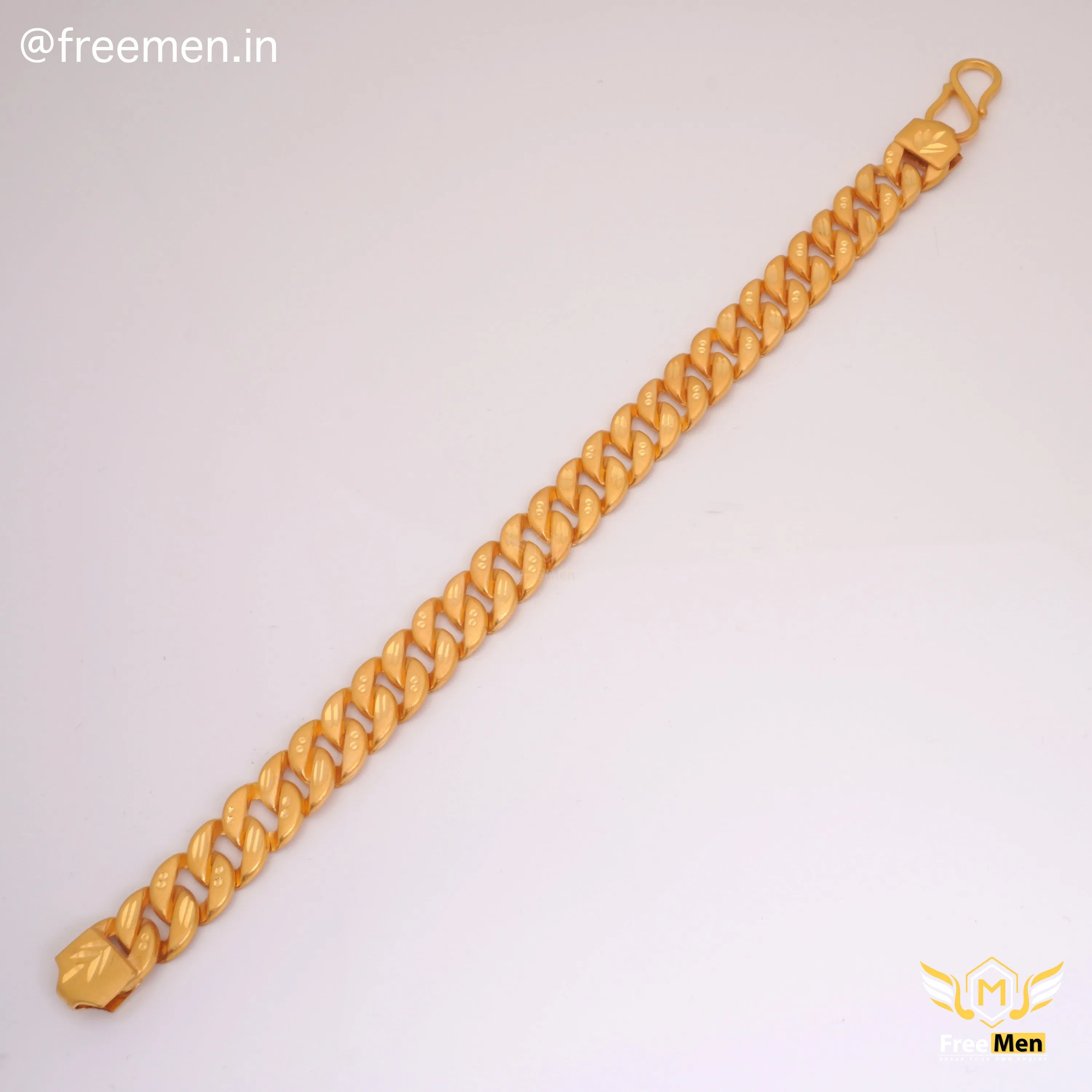 Freemen Gold Plated Nice Singapuri Style Bracelet  - FMG306