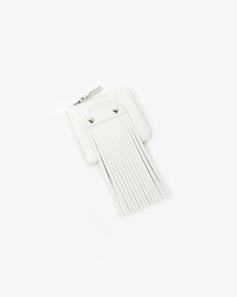 Fringe Wallet in White