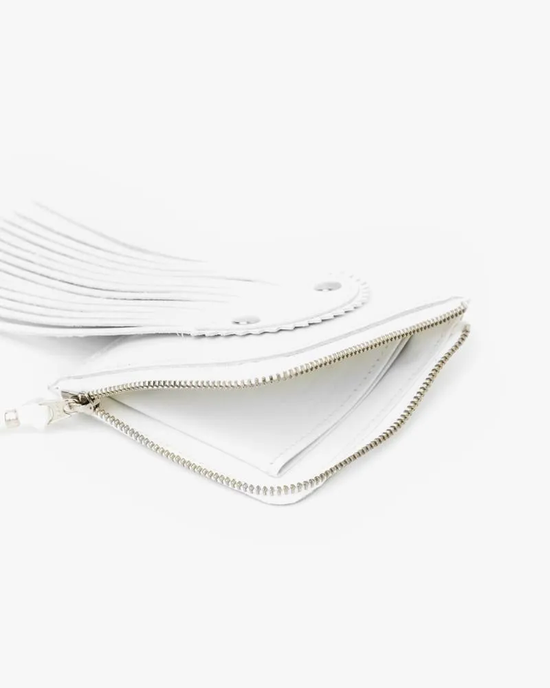 Fringe Wallet in White