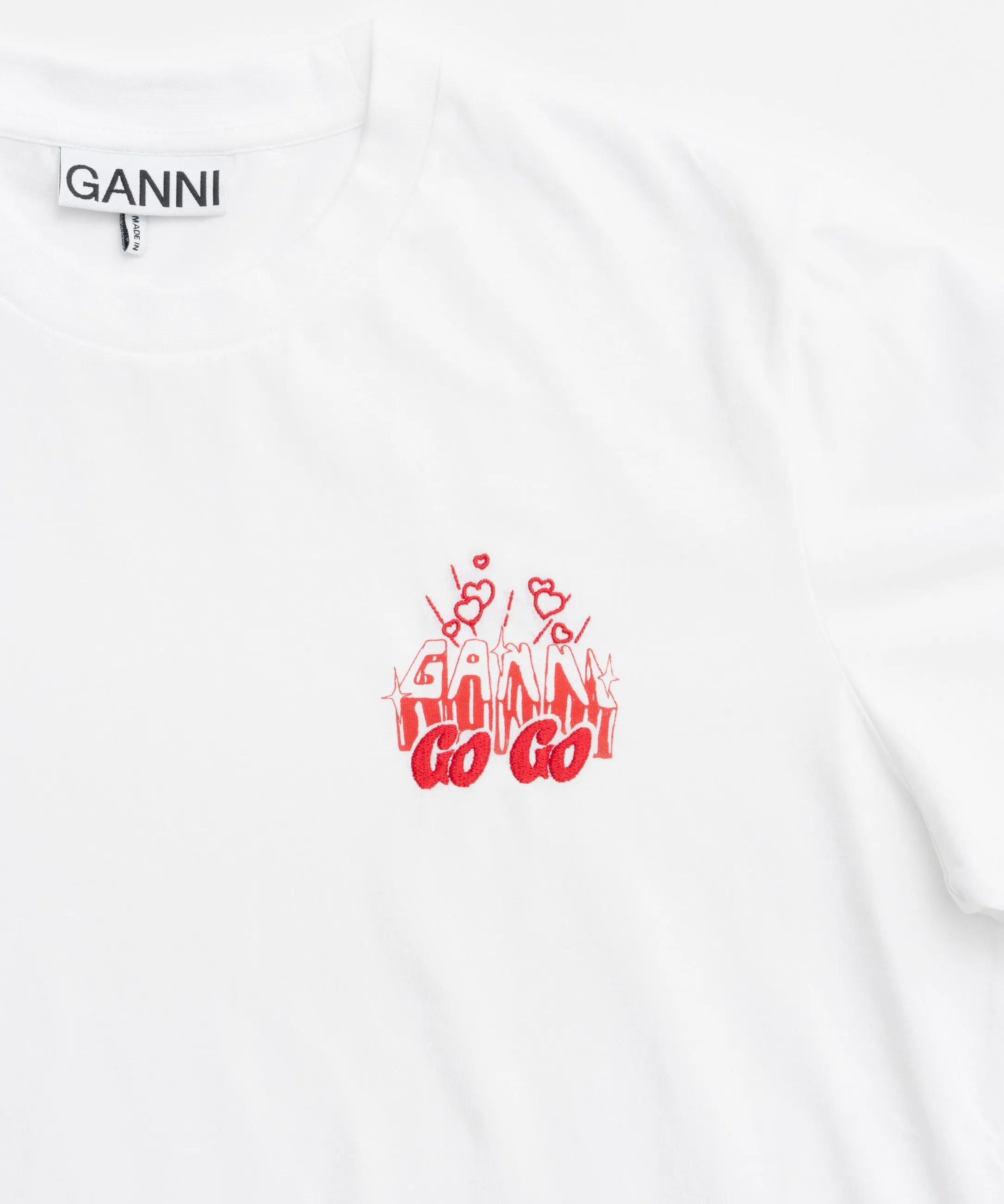 【GANNI】Thin Jersey GoGo Relaxed T-shirt