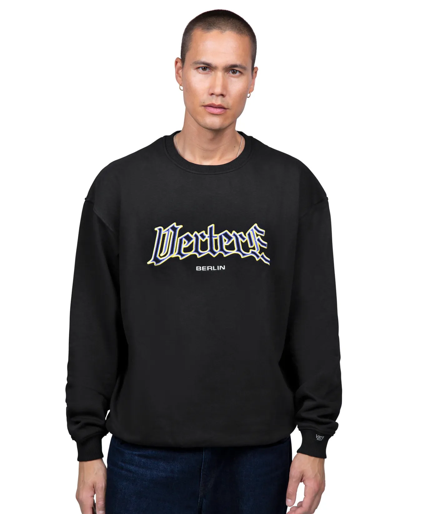 GLASS LOGO SWEATER - BLACK