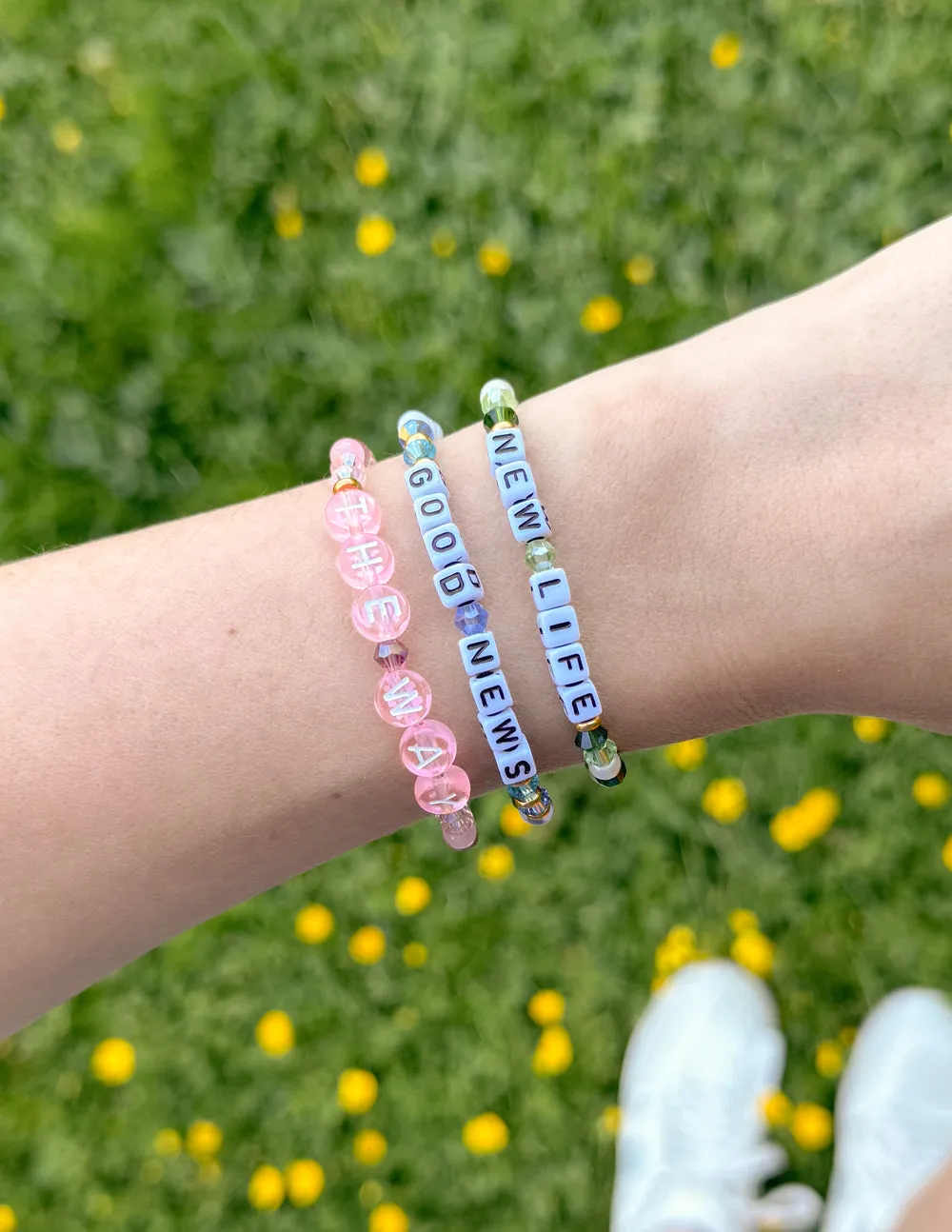 Good News Letter Bracelet