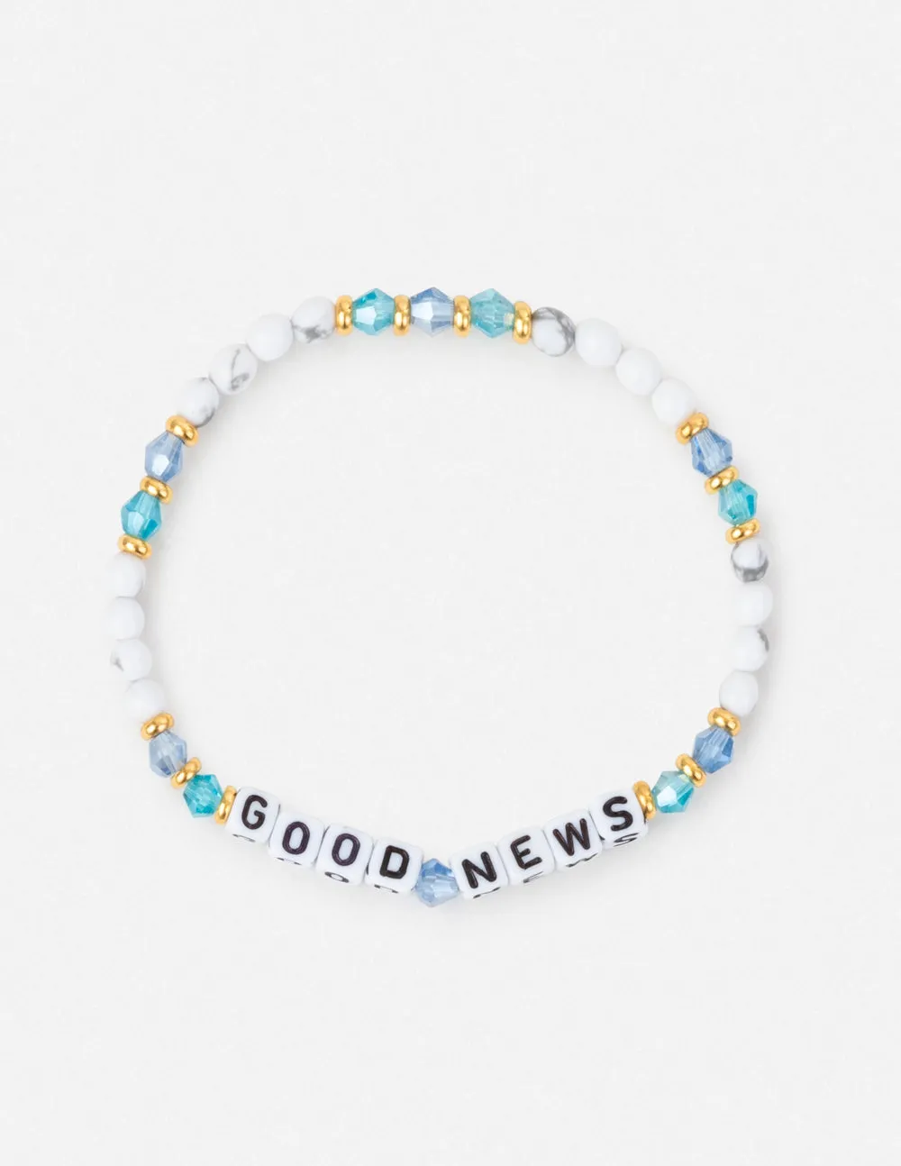 Good News Letter Bracelet