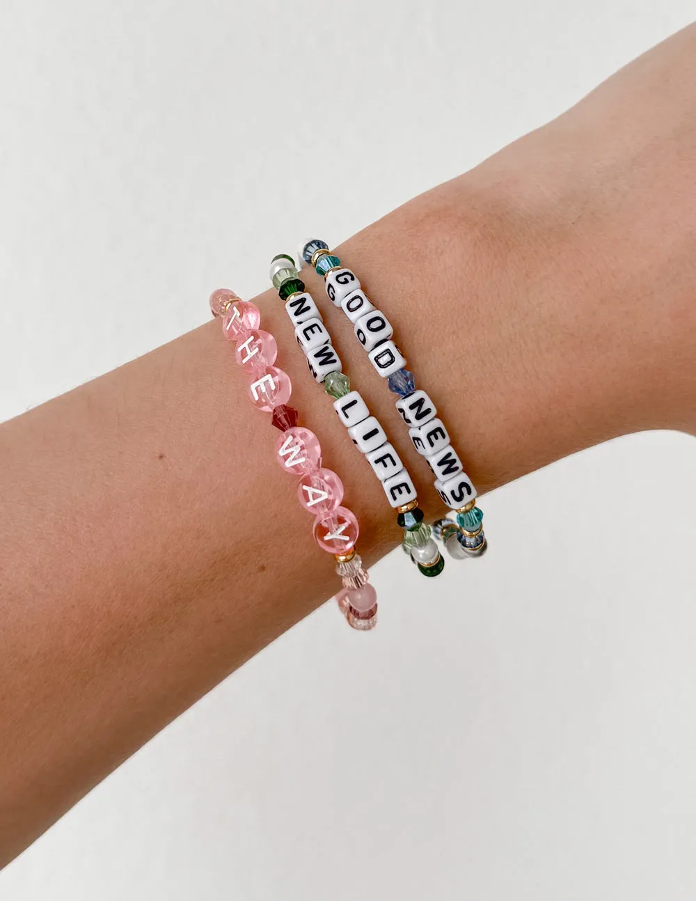 Good News Letter Bracelet