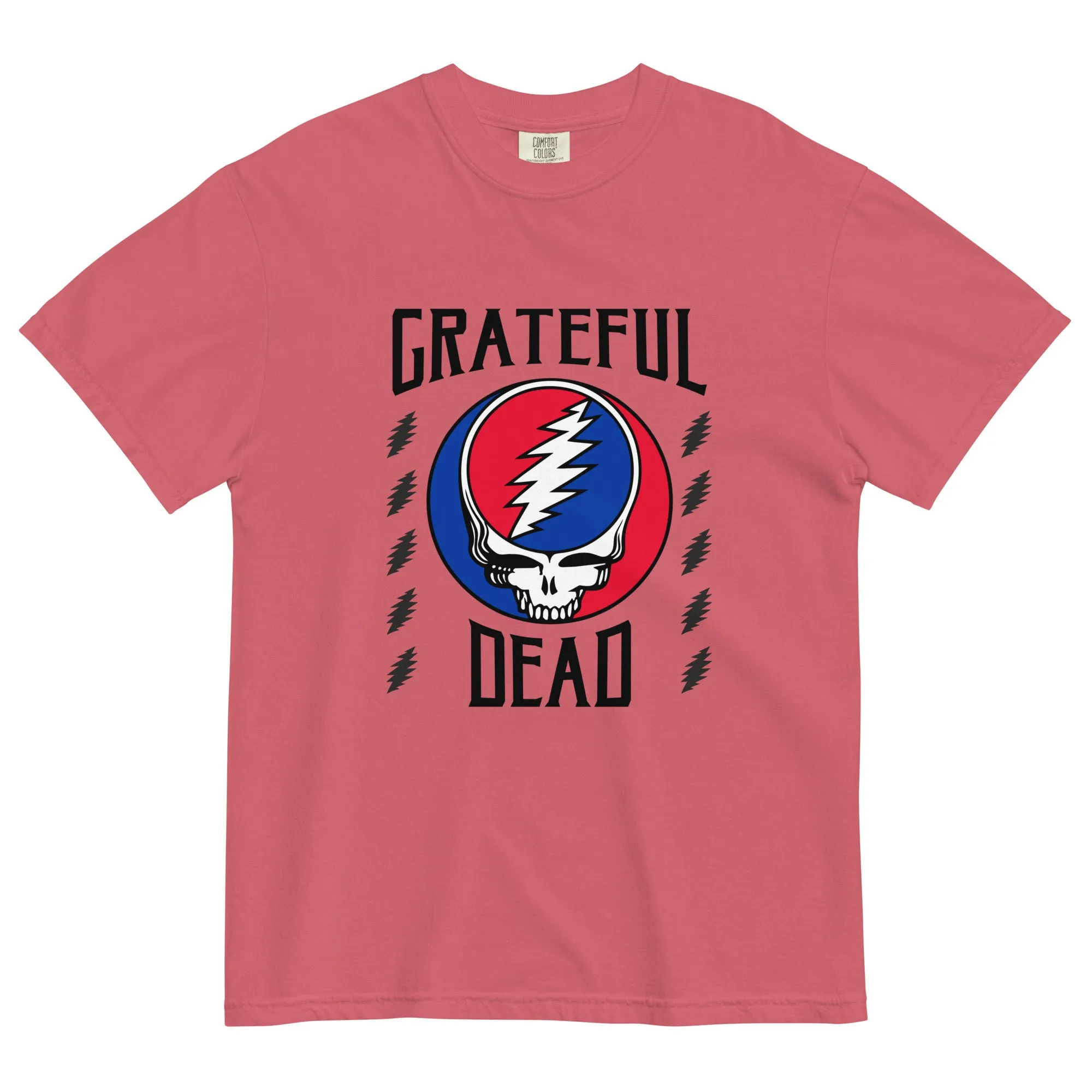 Grateful Dead | Pigment Dye Oversize Cotton Tee | Steal Your Face