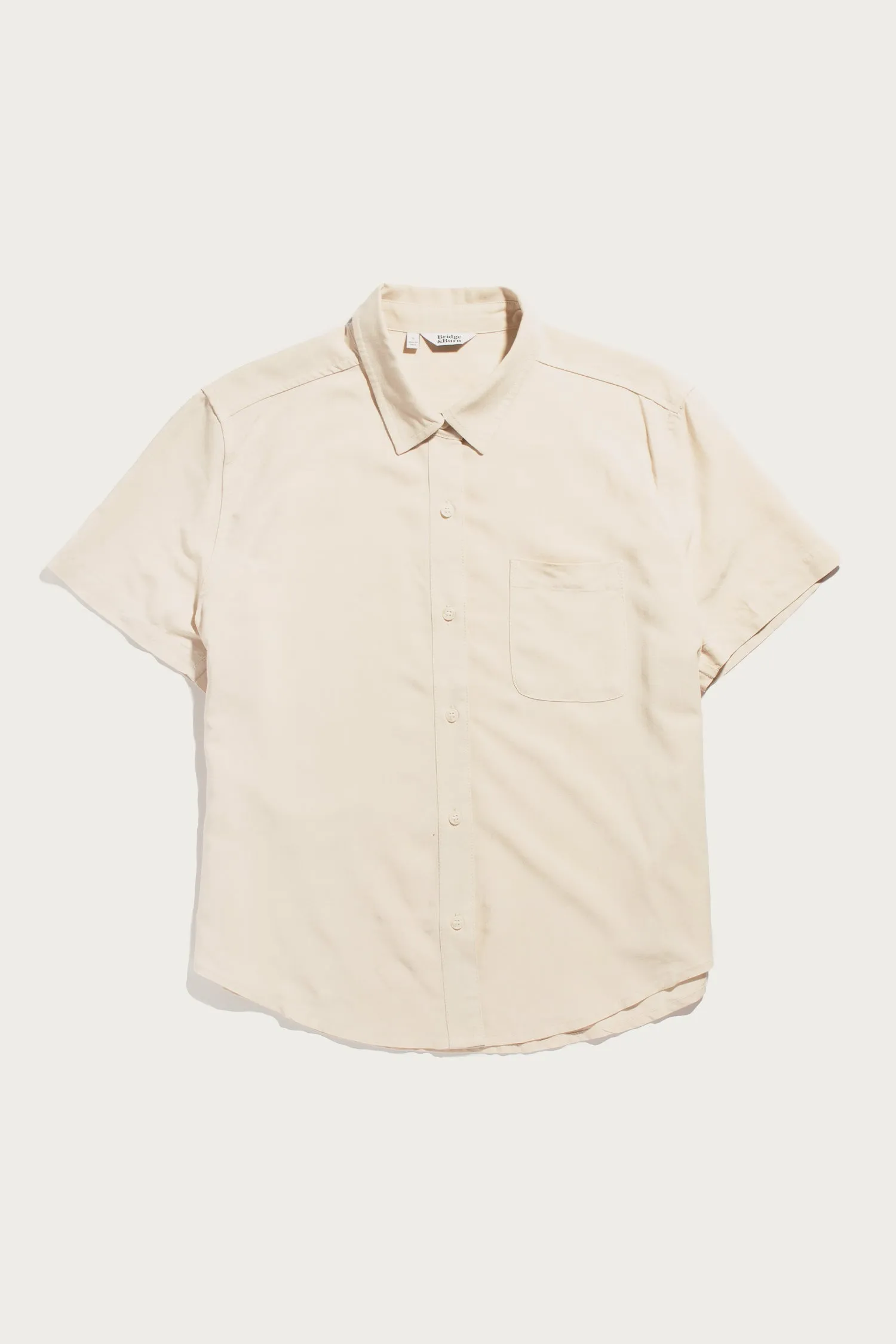 Greer Cropped Shirt / Cream